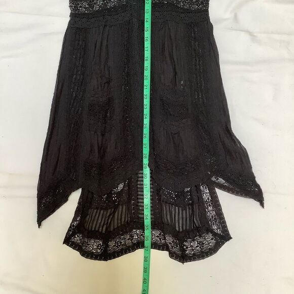BIYA LACE DRESS BLACK SMALL BIYA DESIGNER OF JOHNNY WAS - Picture 13 of 16